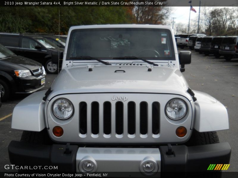 Bright Silver Metallic / Dark Slate Gray/Medium Slate Gray 2010 Jeep Wrangler Sahara 4x4