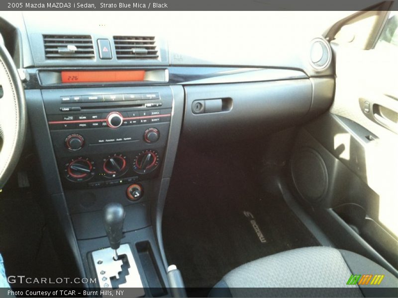 Strato Blue Mica / Black 2005 Mazda MAZDA3 i Sedan