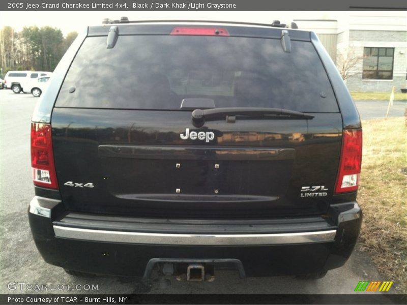 Black / Dark Khaki/Light Graystone 2005 Jeep Grand Cherokee Limited 4x4