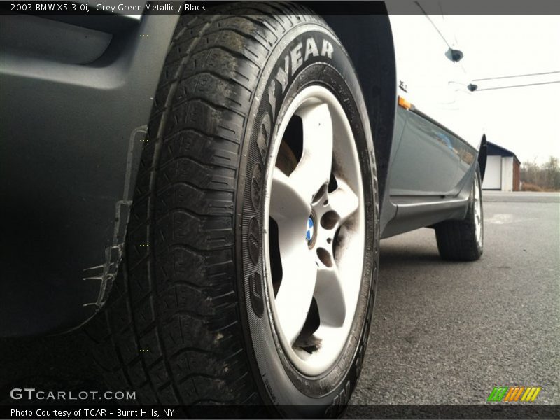 Grey Green Metallic / Black 2003 BMW X5 3.0i