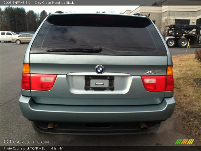 Grey Green Metallic / Black 2003 BMW X5 3.0i