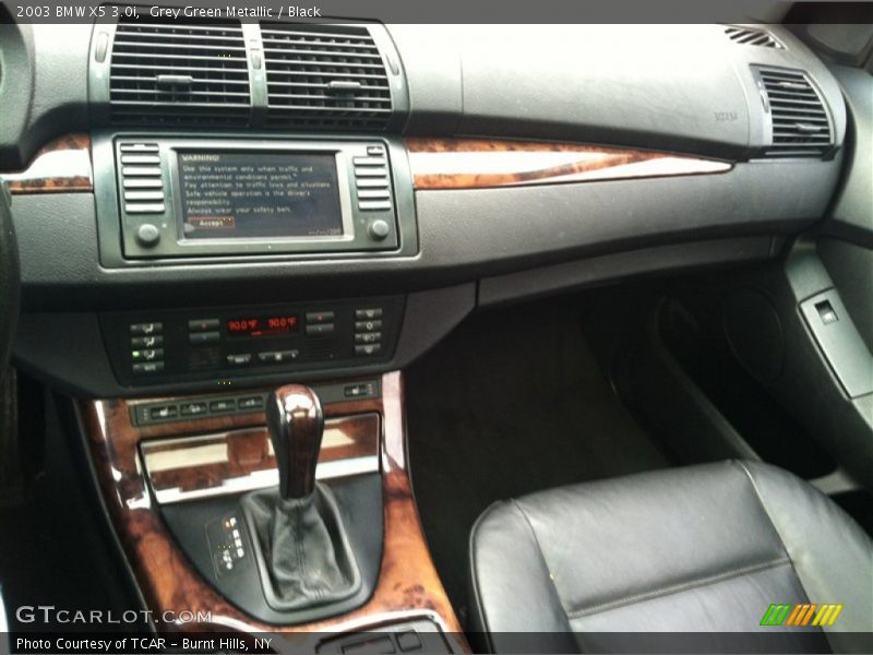 Grey Green Metallic / Black 2003 BMW X5 3.0i