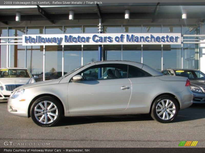 Reflex Silver Metallic / Titan Black 2009 Volkswagen Eos Komfort