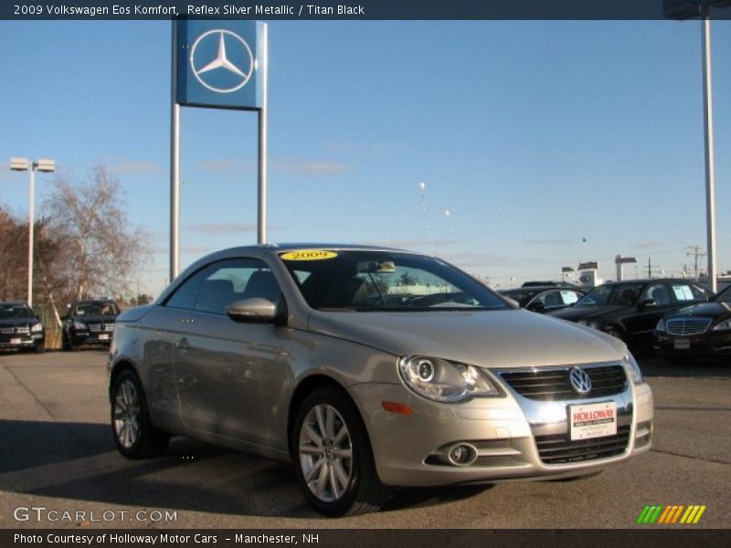 Reflex Silver Metallic / Titan Black 2009 Volkswagen Eos Komfort