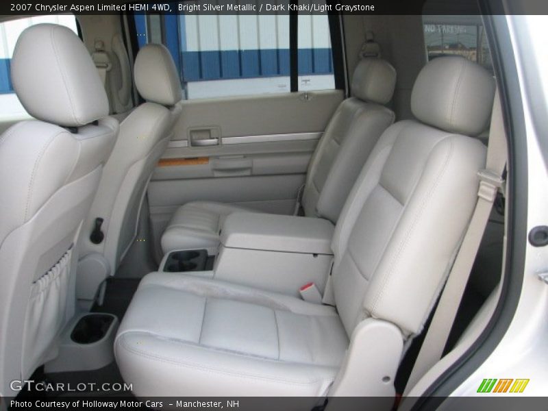 Bright Silver Metallic / Dark Khaki/Light Graystone 2007 Chrysler Aspen Limited HEMI 4WD