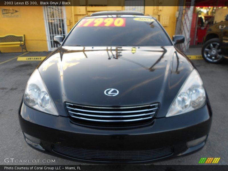 Black Onyx / Black 2003 Lexus ES 300