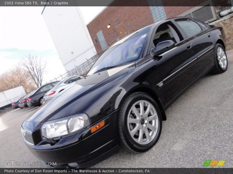Black / Graphite 2003 Volvo S80 T6