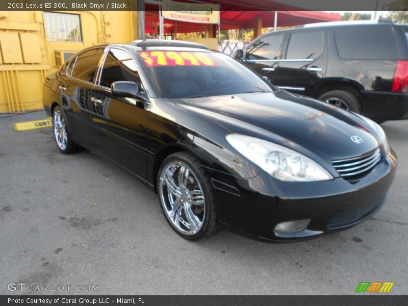 Black Onyx / Black 2003 Lexus ES 300