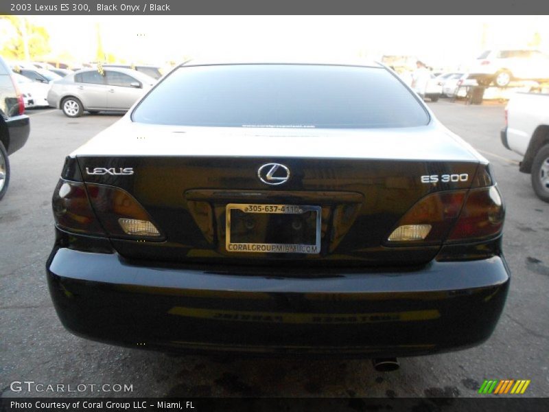 Black Onyx / Black 2003 Lexus ES 300