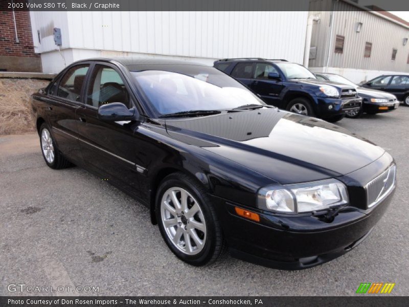 Black / Graphite 2003 Volvo S80 T6