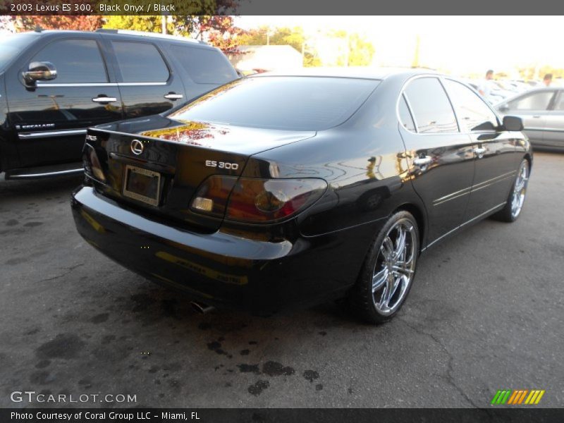 Black Onyx / Black 2003 Lexus ES 300