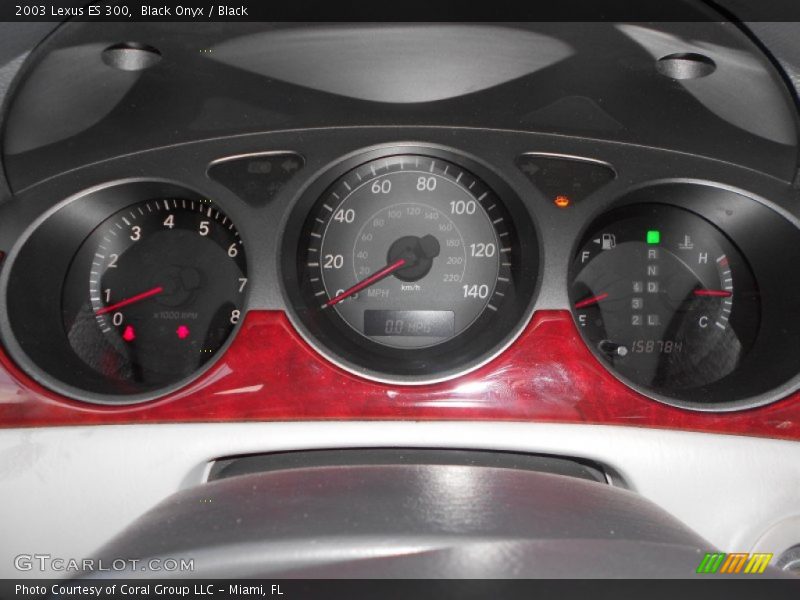 Black Onyx / Black 2003 Lexus ES 300