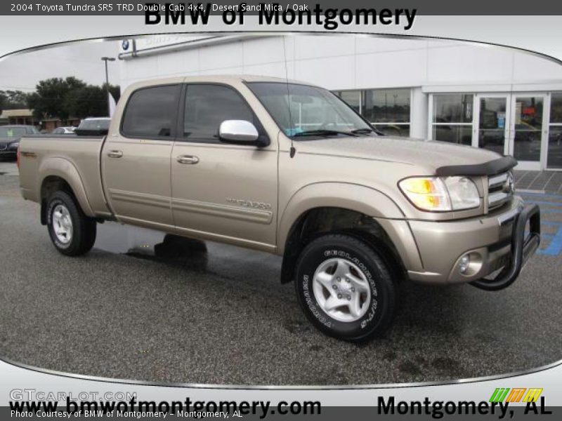 Desert Sand Mica / Oak 2004 Toyota Tundra SR5 TRD Double Cab 4x4