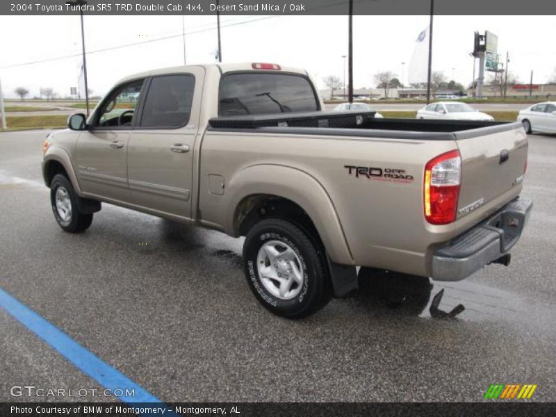 Desert Sand Mica / Oak 2004 Toyota Tundra SR5 TRD Double Cab 4x4