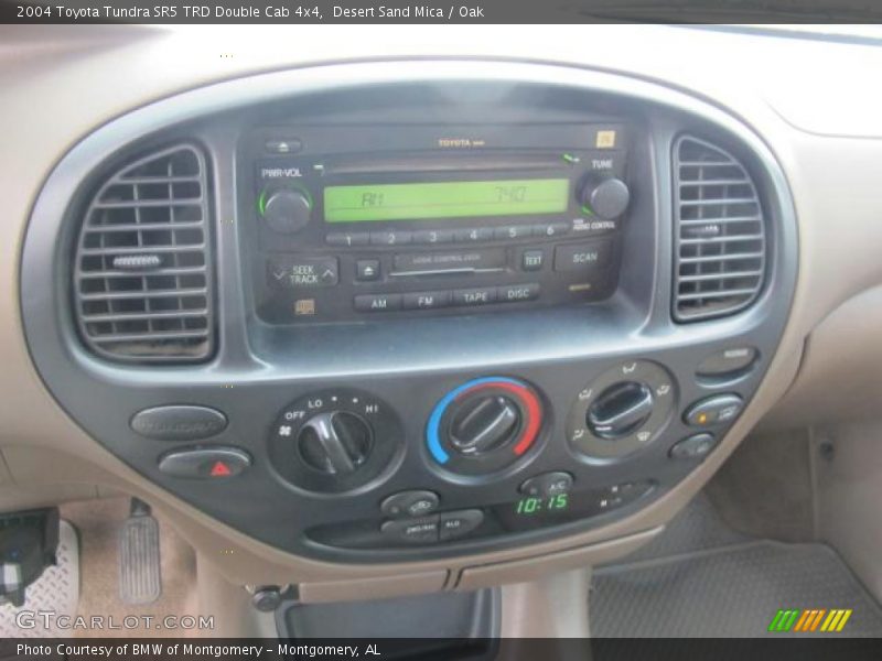 Controls of 2004 Tundra SR5 TRD Double Cab 4x4