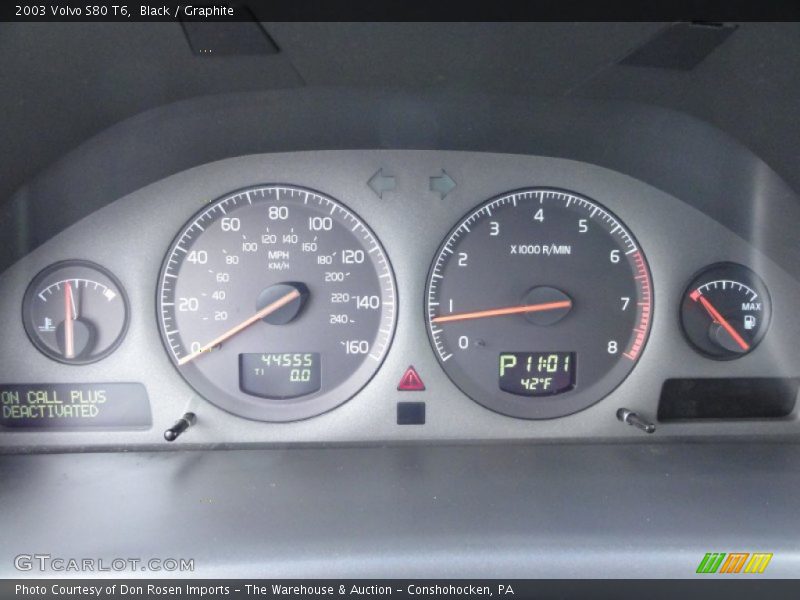 Black / Graphite 2003 Volvo S80 T6