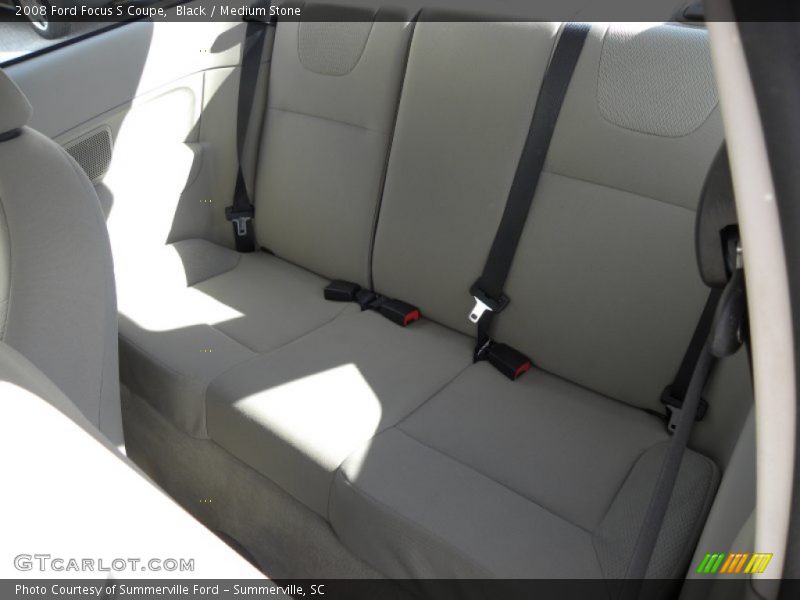 Black / Medium Stone 2008 Ford Focus S Coupe
