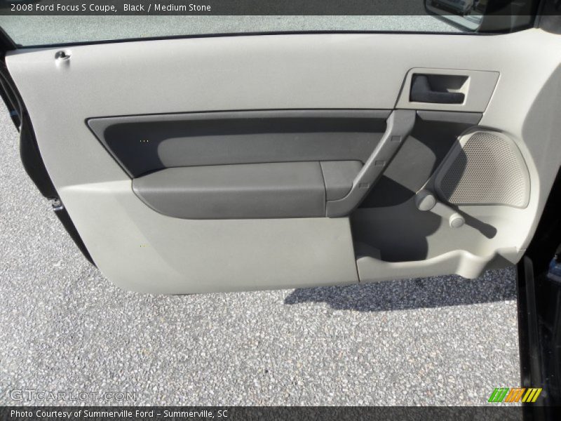 Black / Medium Stone 2008 Ford Focus S Coupe