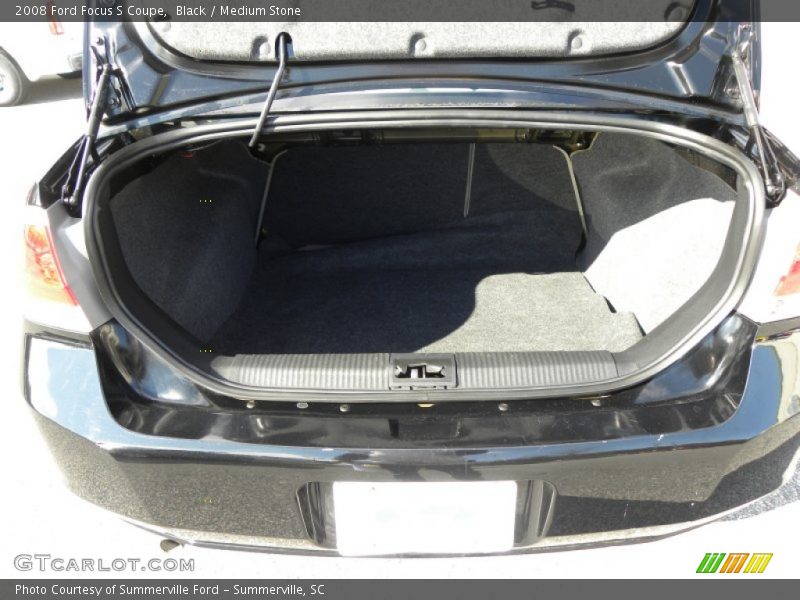 Black / Medium Stone 2008 Ford Focus S Coupe