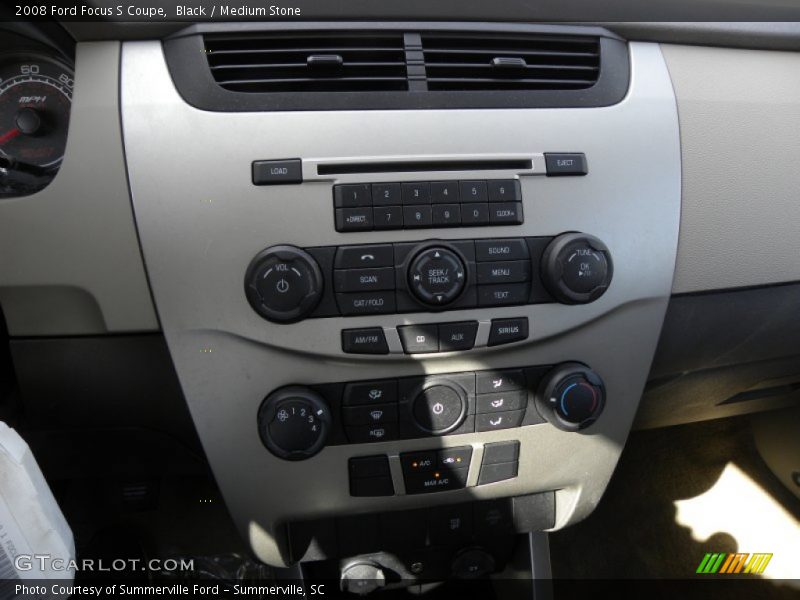 Black / Medium Stone 2008 Ford Focus S Coupe