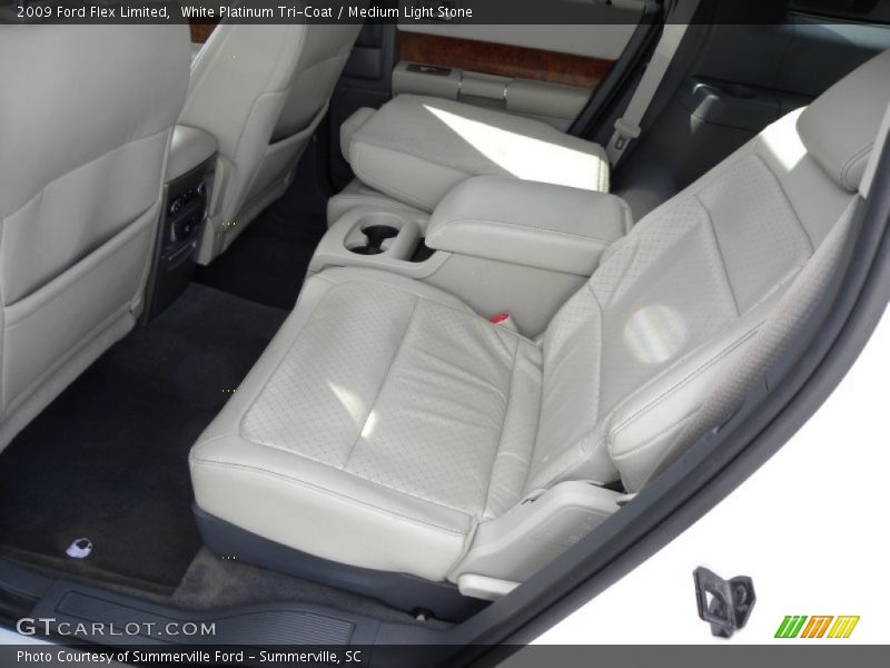 White Platinum Tri-Coat / Medium Light Stone 2009 Ford Flex Limited
