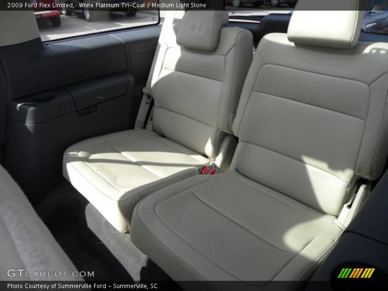 White Platinum Tri-Coat / Medium Light Stone 2009 Ford Flex Limited