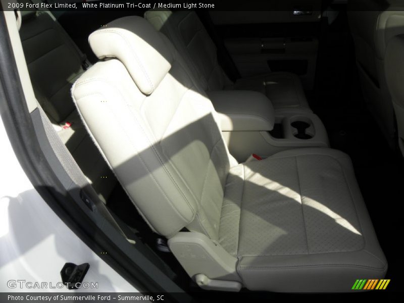 White Platinum Tri-Coat / Medium Light Stone 2009 Ford Flex Limited