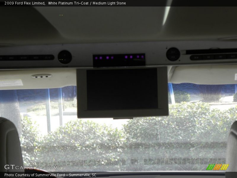 White Platinum Tri-Coat / Medium Light Stone 2009 Ford Flex Limited