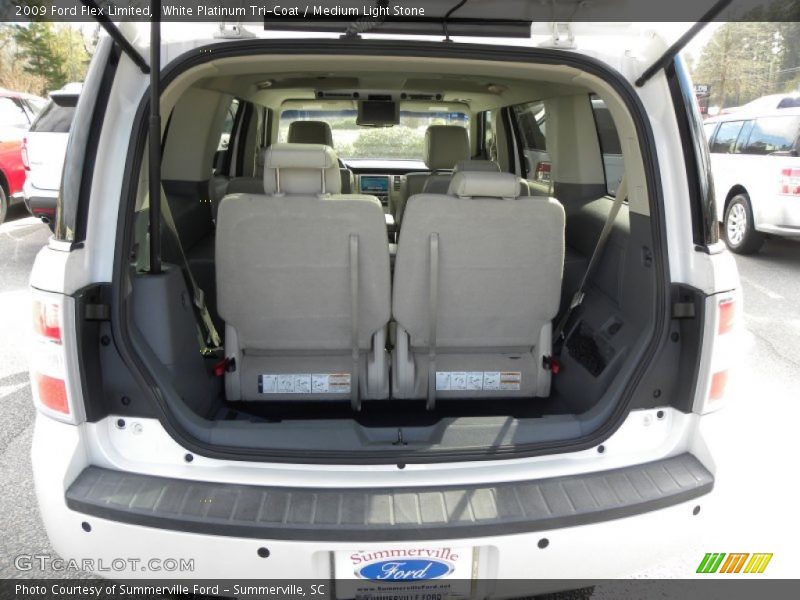 White Platinum Tri-Coat / Medium Light Stone 2009 Ford Flex Limited