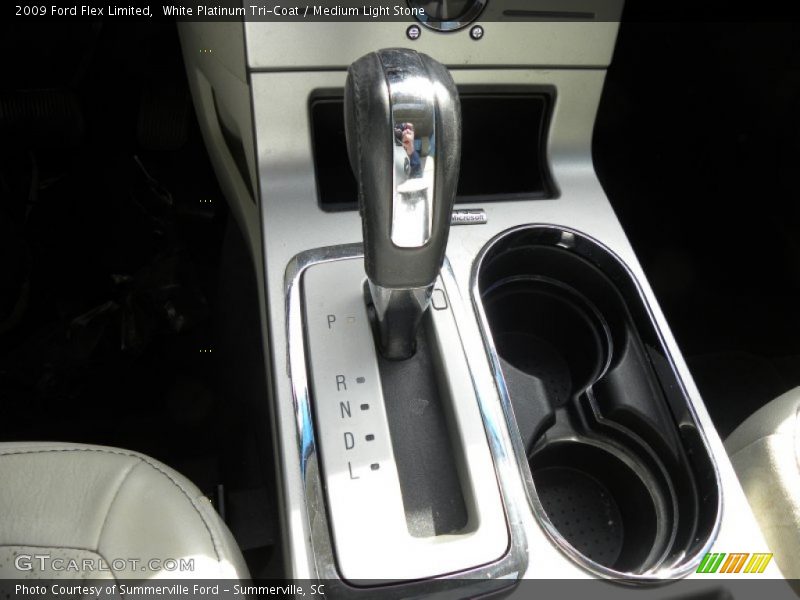 White Platinum Tri-Coat / Medium Light Stone 2009 Ford Flex Limited