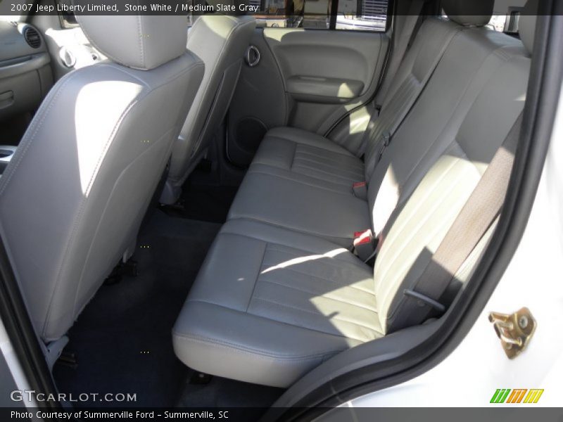 Stone White / Medium Slate Gray 2007 Jeep Liberty Limited