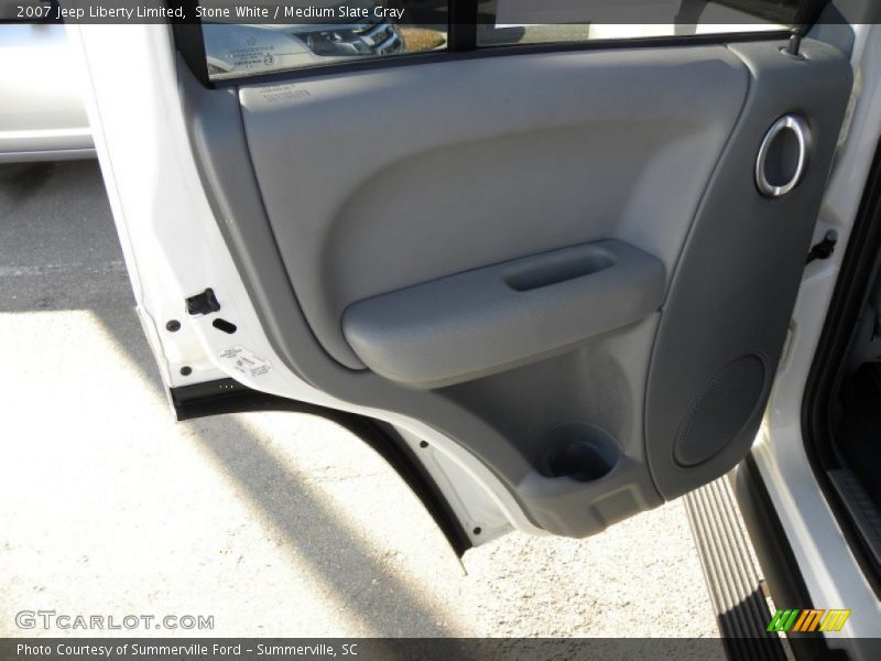 Stone White / Medium Slate Gray 2007 Jeep Liberty Limited