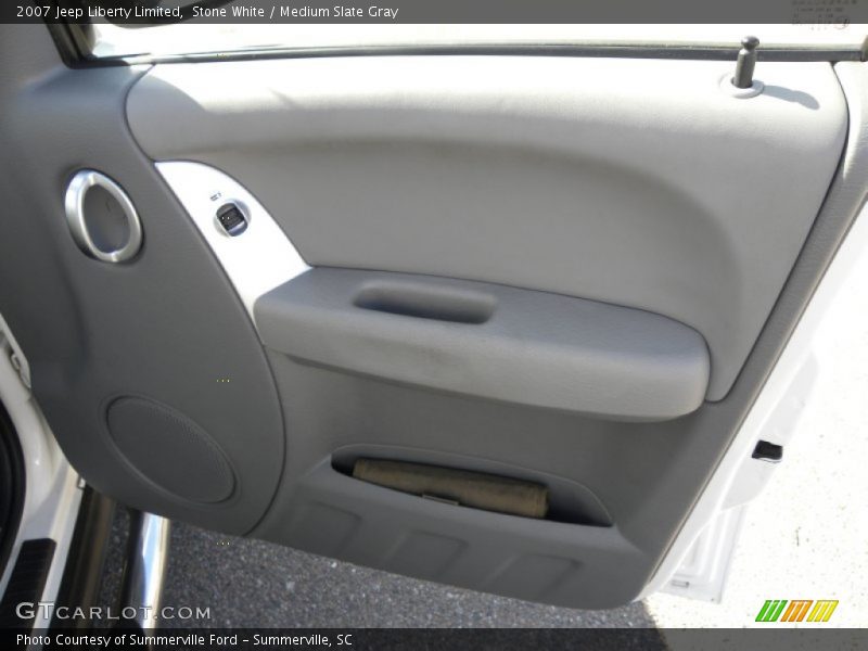 Stone White / Medium Slate Gray 2007 Jeep Liberty Limited