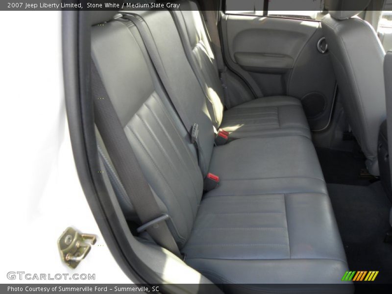 Stone White / Medium Slate Gray 2007 Jeep Liberty Limited