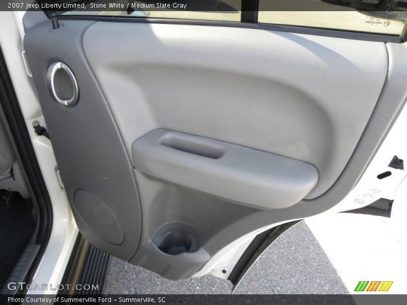 Stone White / Medium Slate Gray 2007 Jeep Liberty Limited