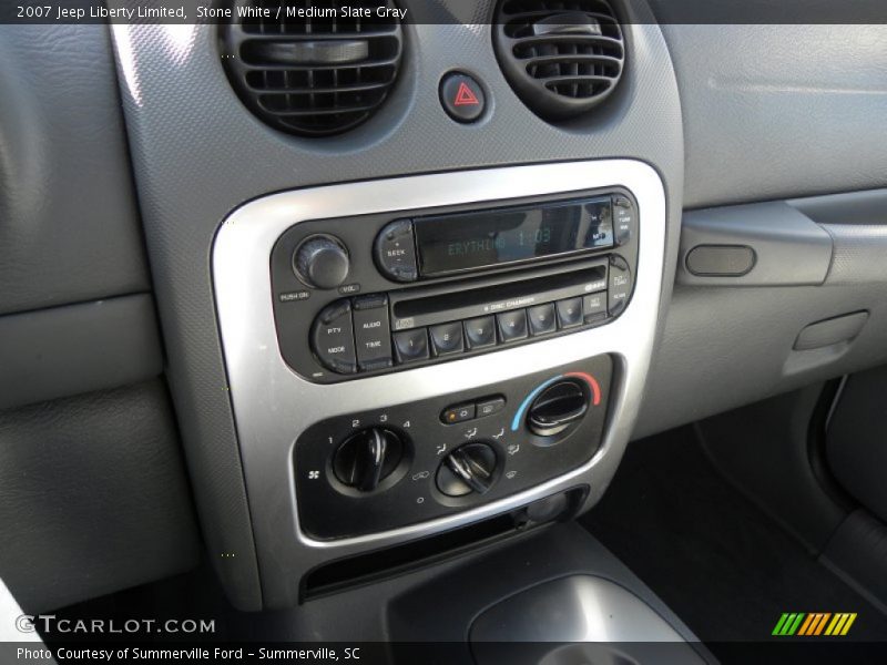 Stone White / Medium Slate Gray 2007 Jeep Liberty Limited