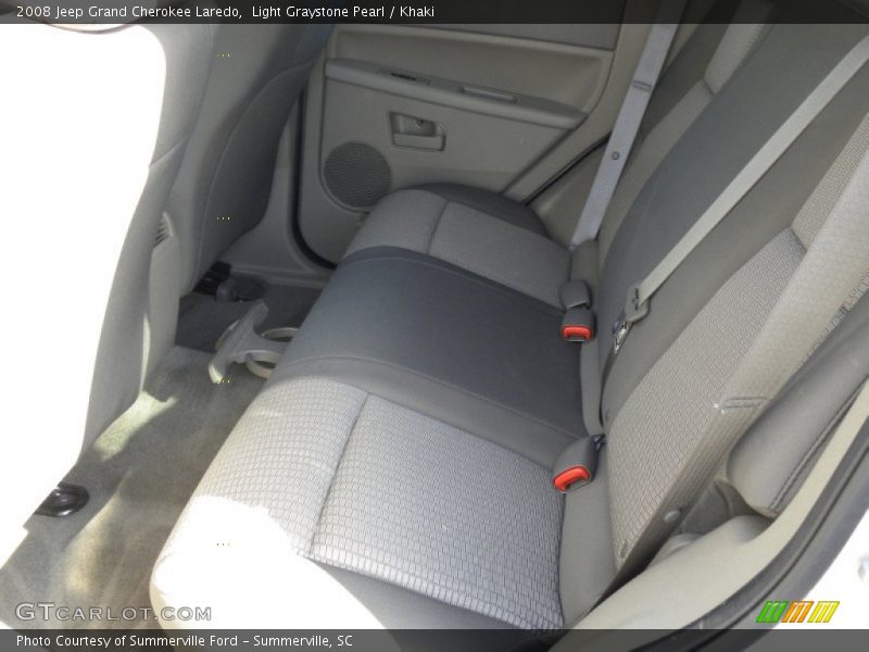 Light Graystone Pearl / Khaki 2008 Jeep Grand Cherokee Laredo