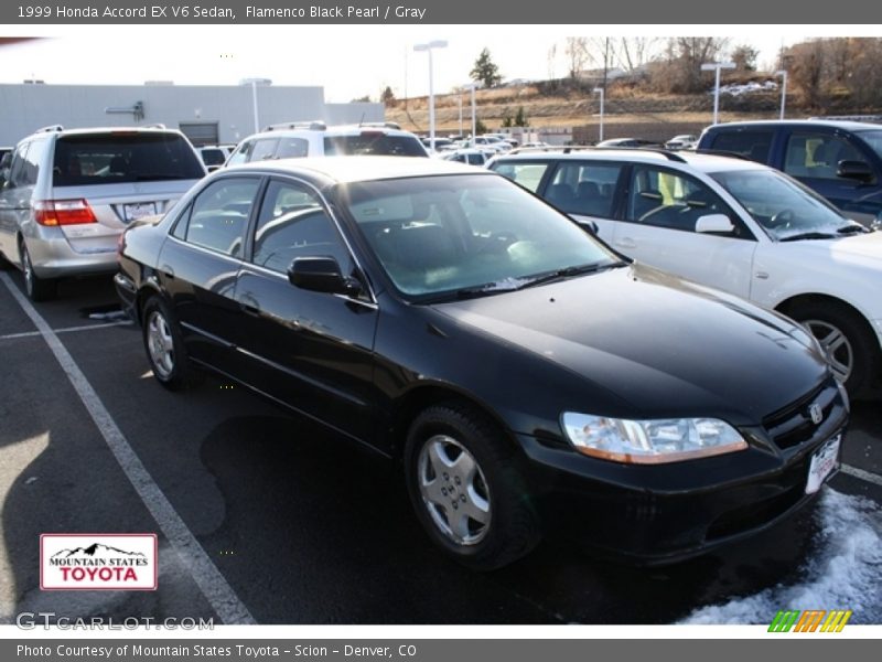 Flamenco Black Pearl / Gray 1999 Honda Accord EX V6 Sedan