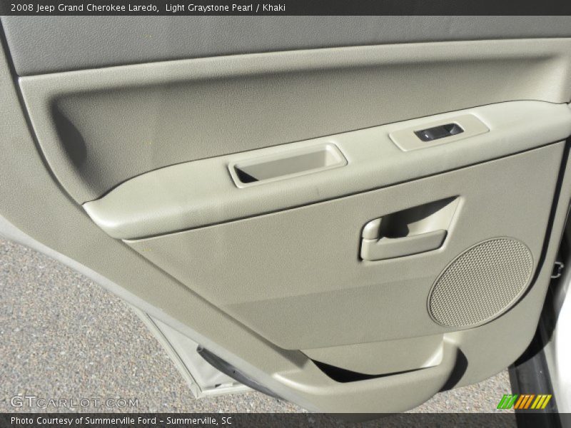 Light Graystone Pearl / Khaki 2008 Jeep Grand Cherokee Laredo