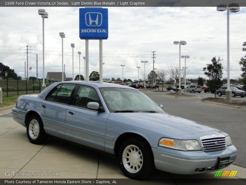Light Denim Blue Metallic / Light Graphite 1998 Ford Crown Victoria LX Sedan