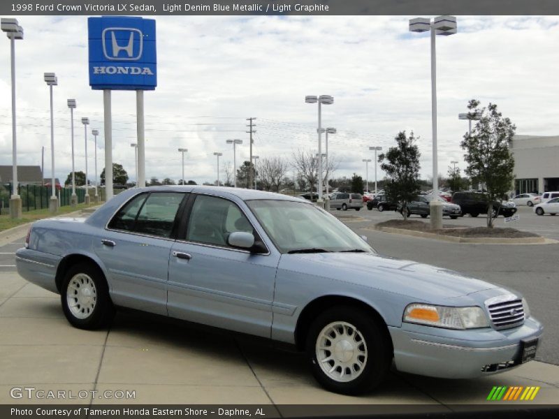 Light Denim Blue Metallic / Light Graphite 1998 Ford Crown Victoria LX Sedan