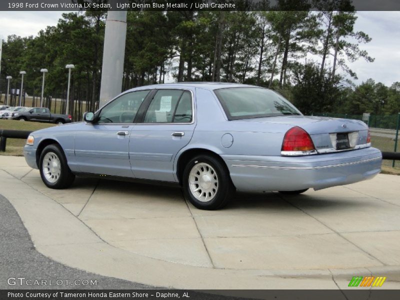 Light Denim Blue Metallic / Light Graphite 1998 Ford Crown Victoria LX Sedan