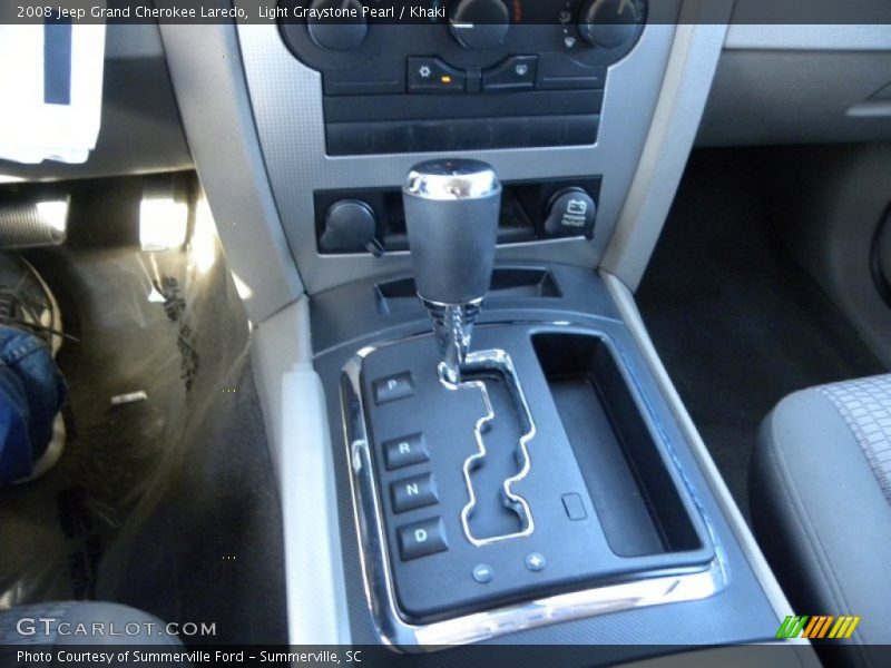 Light Graystone Pearl / Khaki 2008 Jeep Grand Cherokee Laredo