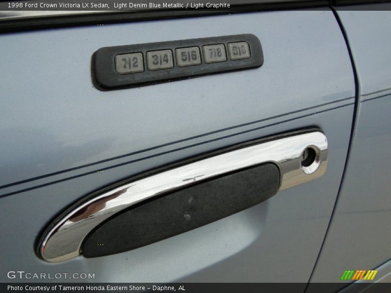 Light Denim Blue Metallic / Light Graphite 1998 Ford Crown Victoria LX Sedan