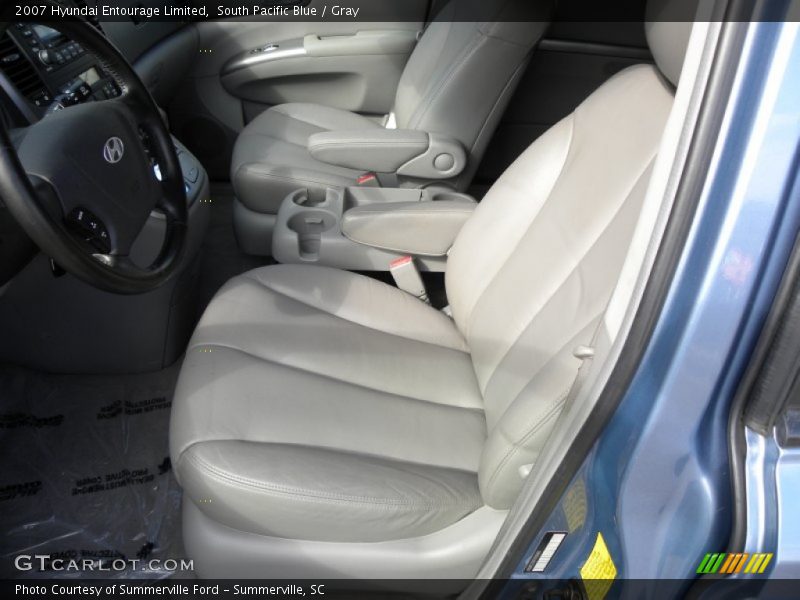 South Pacific Blue / Gray 2007 Hyundai Entourage Limited
