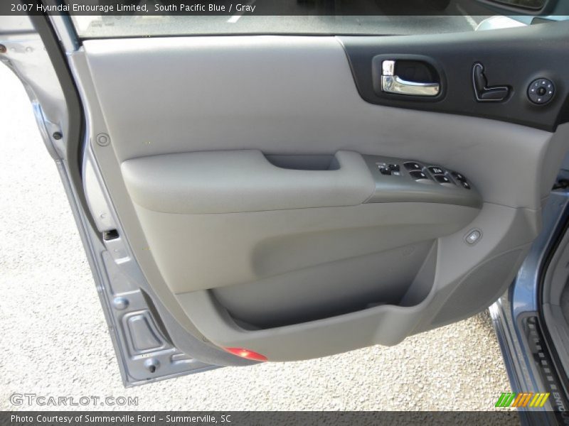 South Pacific Blue / Gray 2007 Hyundai Entourage Limited
