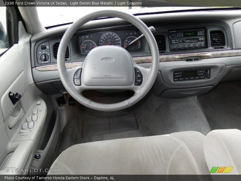 Light Denim Blue Metallic / Light Graphite 1998 Ford Crown Victoria LX Sedan