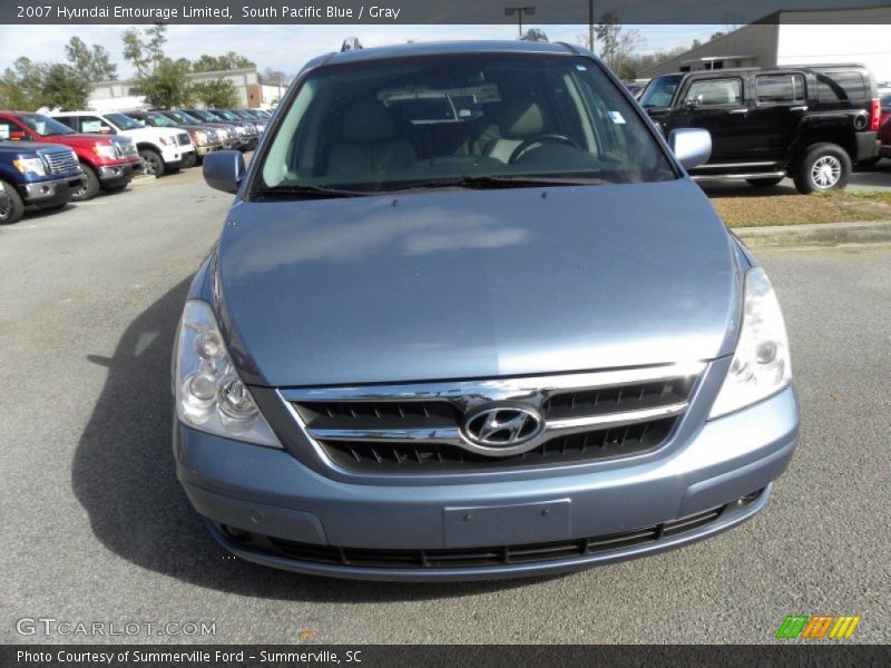 South Pacific Blue / Gray 2007 Hyundai Entourage Limited