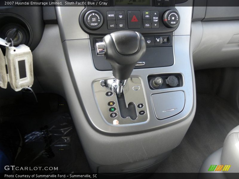 South Pacific Blue / Gray 2007 Hyundai Entourage Limited