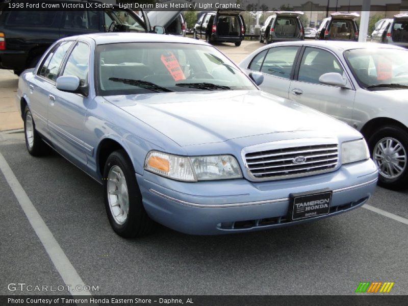 Light Denim Blue Metallic / Light Graphite 1998 Ford Crown Victoria LX Sedan